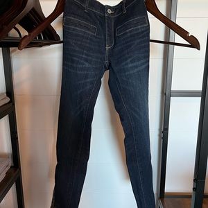 Like NEW worn once, Pilcro/Anthropology high rise skinny jeans. Ankle length.
